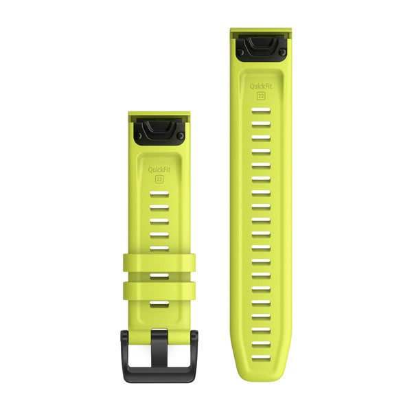 QuickFit® 22 Watch Bands Amp Yellow Silicone