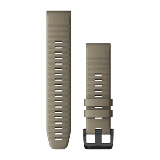 QuickFit® 22 Watch Bands Dark Sandstone Silicone
