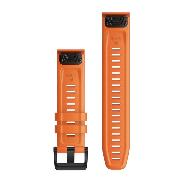 QuickFit® 22 Watch Bands Ember Orange Silicone