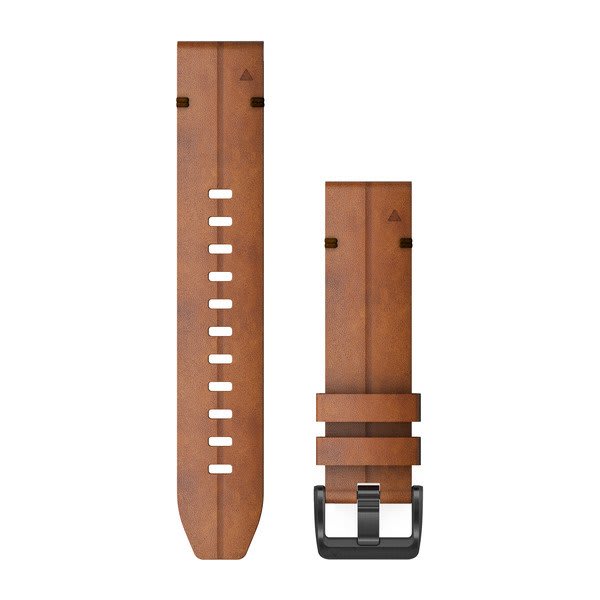 QuickFit® 22 Watch Bands Chestnut Leather