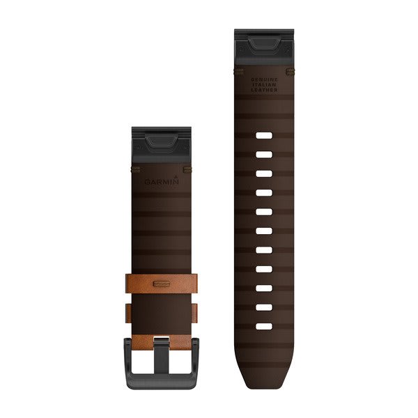 QuickFit® 22 Watch Bands Chestnut Leather