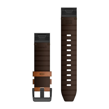 QuickFit® 22 Watch Bands Chestnut Leather