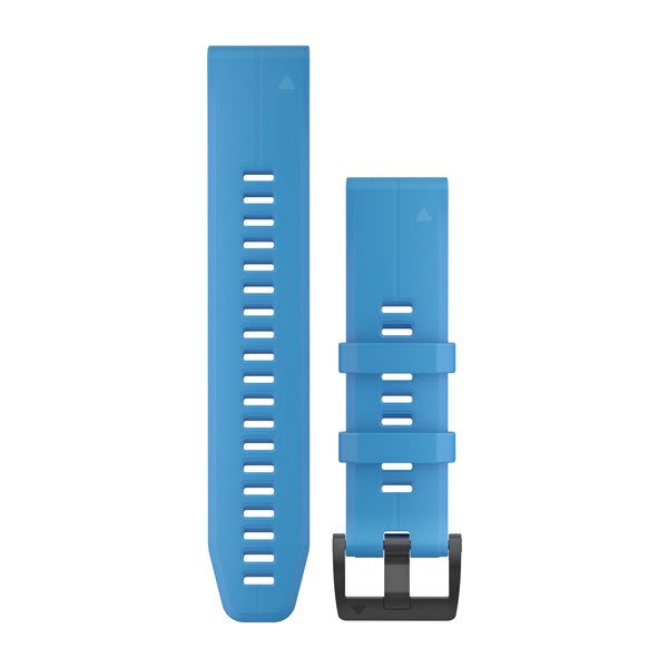 QuickFit® 22 Watch Bands Cyan Blue Silicone