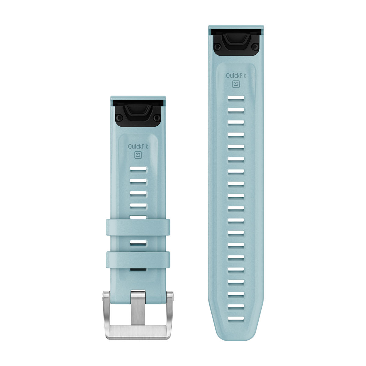 QuickFit® 22 Dive Watch Bands Azure Silicone (3-piece Dive Set)