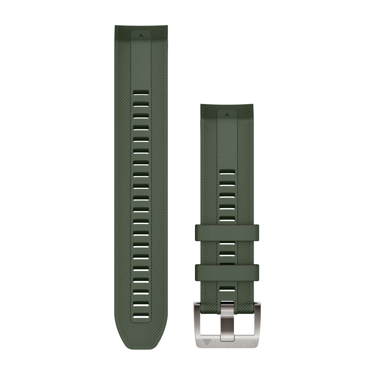QuickFit® 22 Watch Straps (MARQ™) Pine Green Silicone Strap