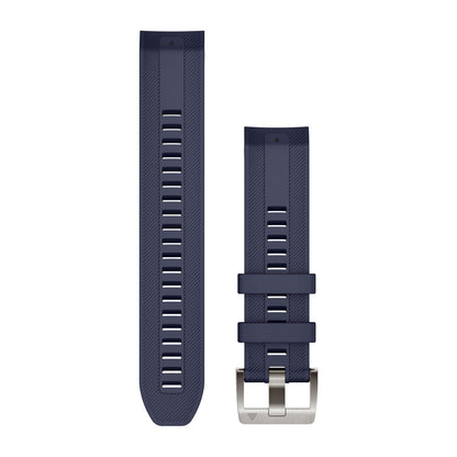 QuickFit® 22 Watch Straps (MARQ™) Navy Silicone Strap