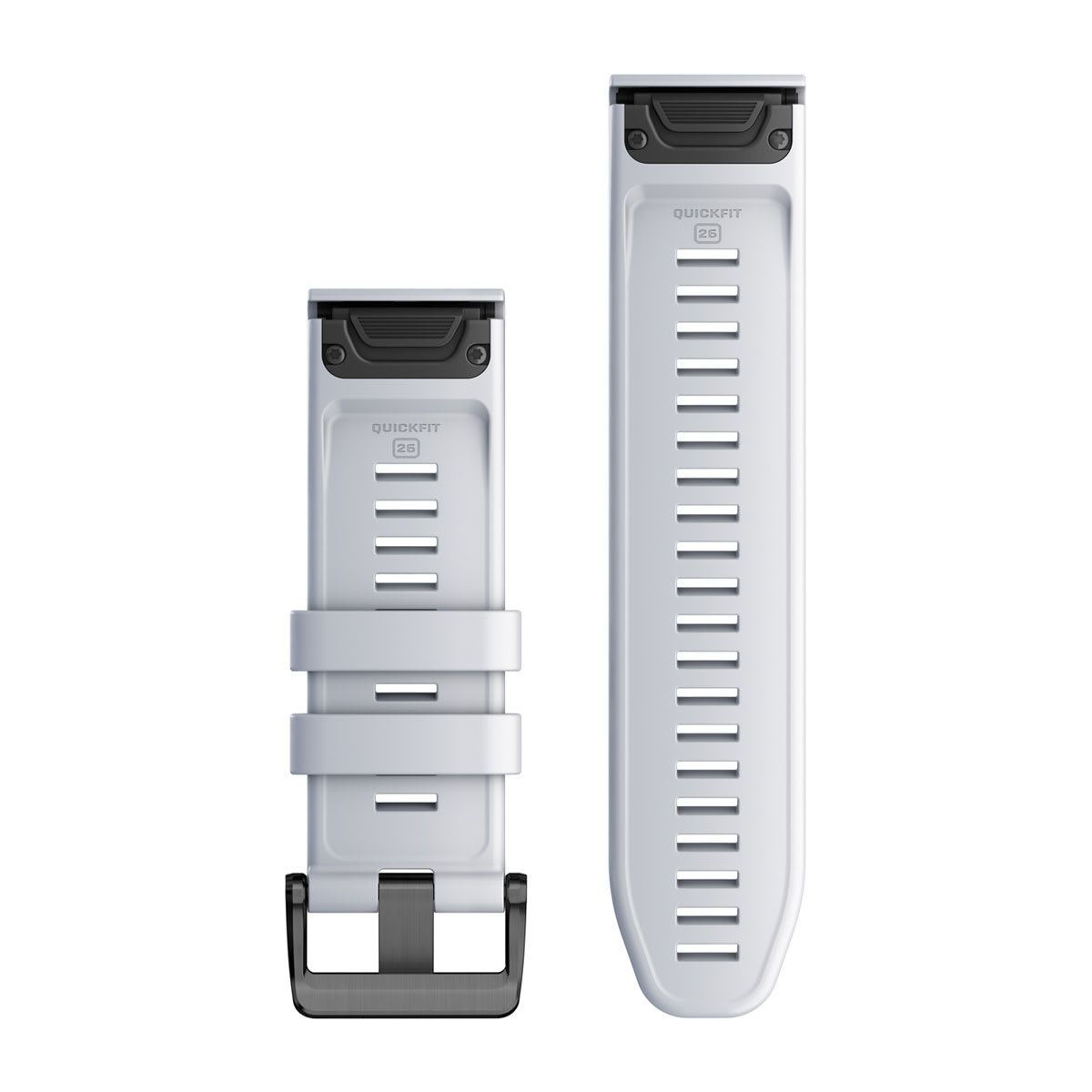 QuickFit® 26 Watch Bands Whitestone Silicone