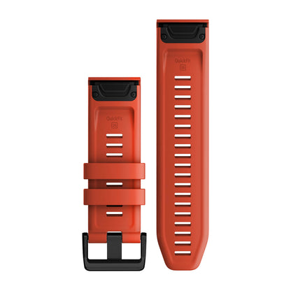 QuickFit® 26 Watch Bands Flame Red Silicone
