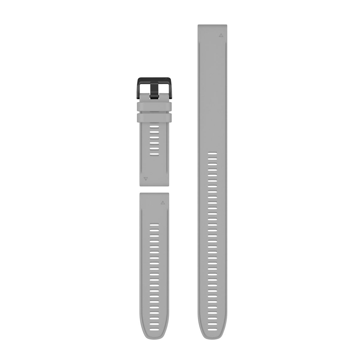 QuickFit® 26 Dive Watch Bands Powder Gray Silicone (3-piece Dive Set)
