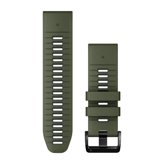 QuickFit® 26 Watch Bands Moss/Graphite Silicone