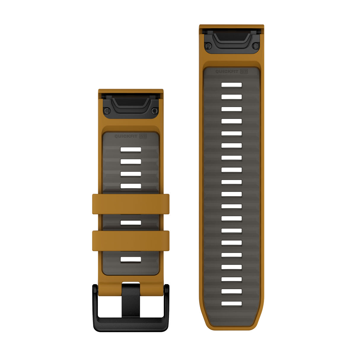 QuickFit® 26 Watch Bands Autumn/Pebble Gray Silicone