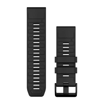 QuickFit® 26 Watch Bands Black Silicone