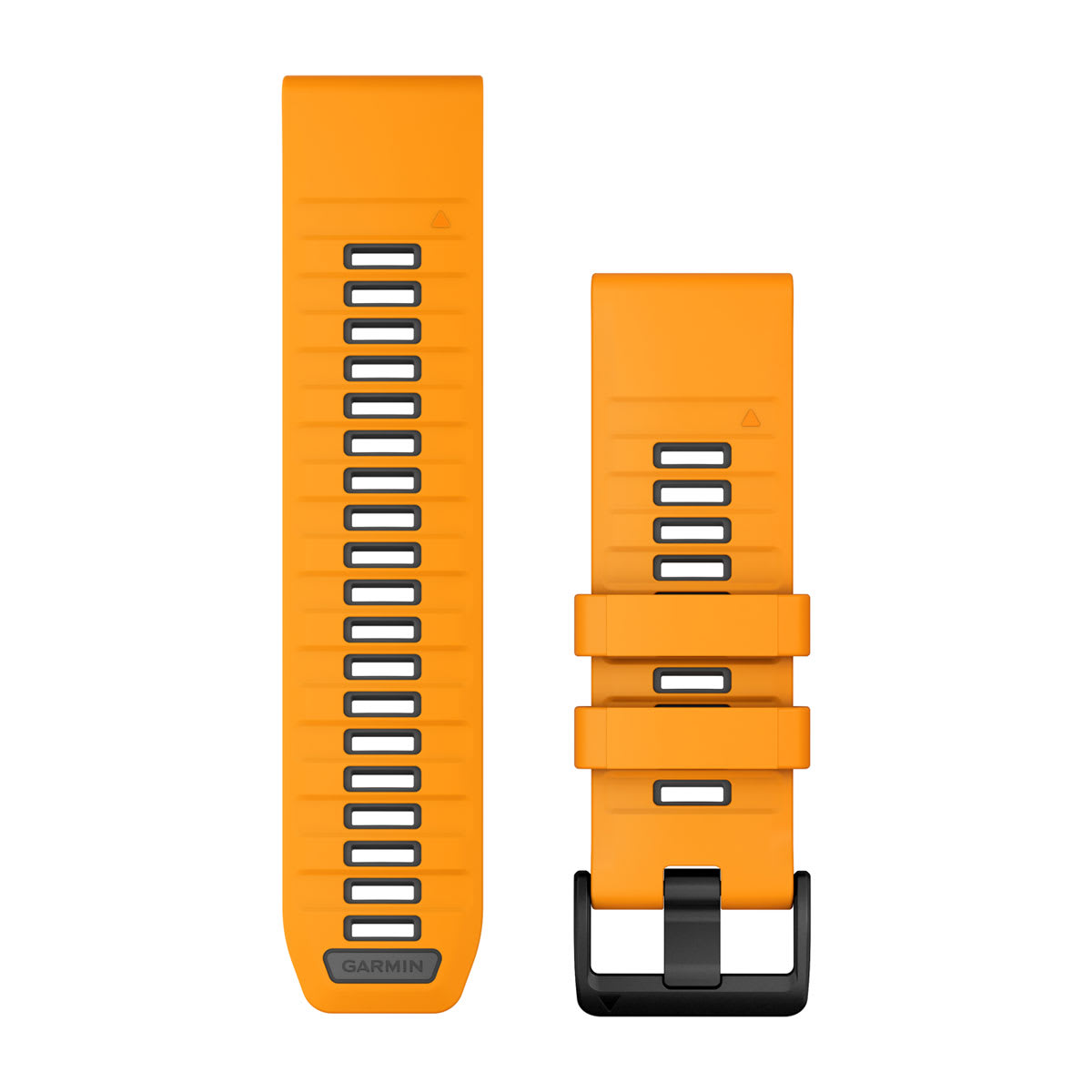QuickFit® 26 Watch Bands Spark Orange/Graphite Silicone