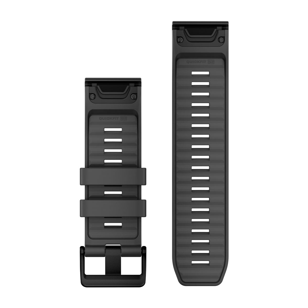 QuickFit® 26 Watch Bands Graphite Silicone