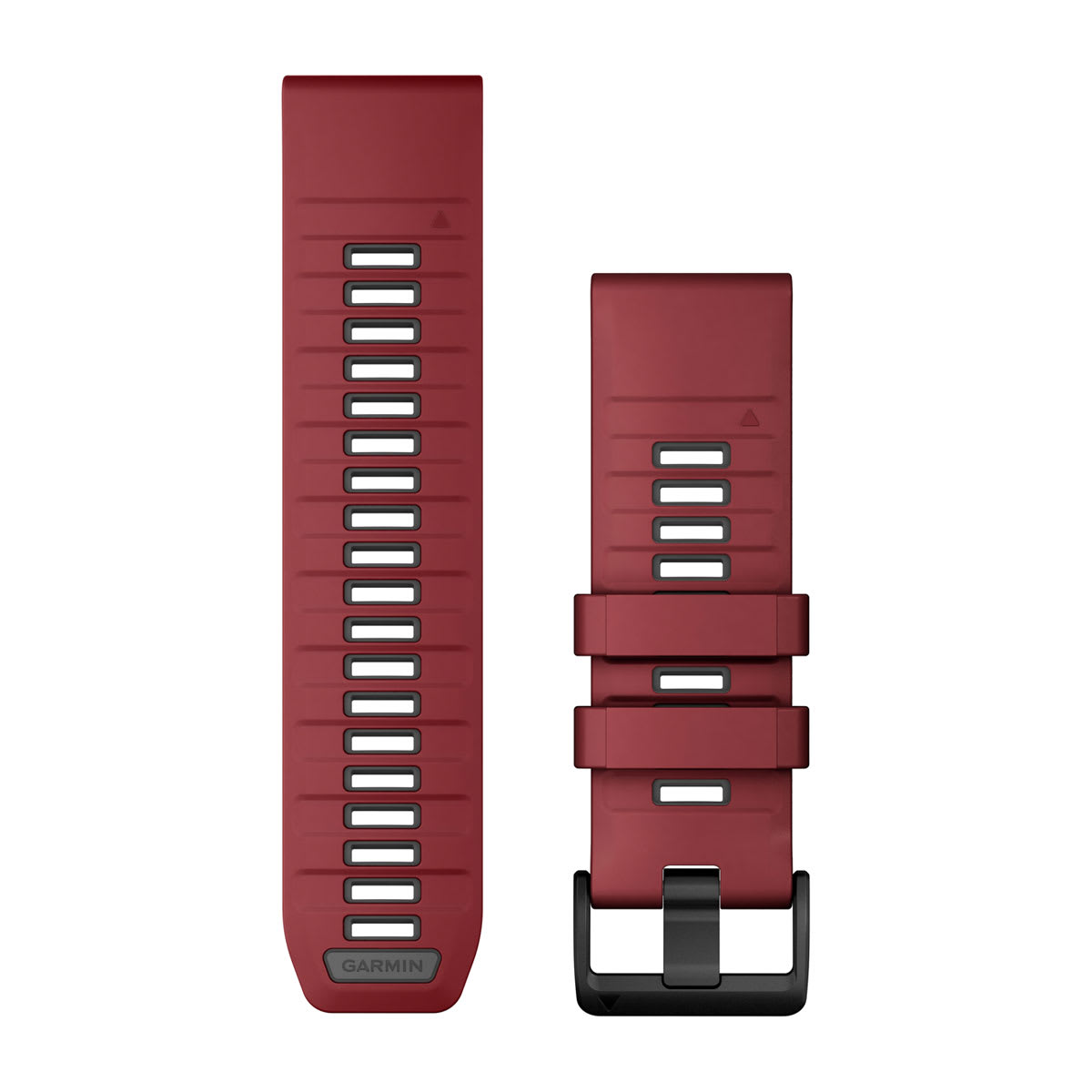 QuickFit® 26 Watch Bands Marsala/Graphite Silicone