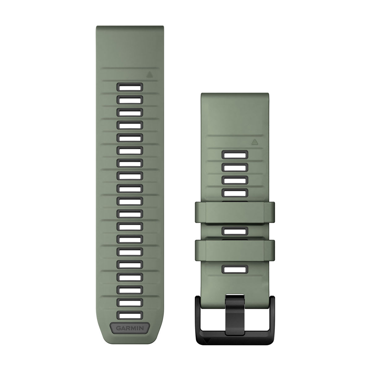 QuickFit® 26 Watch Bands Willow/Graphite Silicone