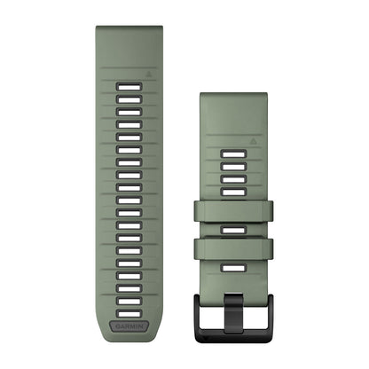 QuickFit® 26 Watch Bands Willow/Graphite Silicone