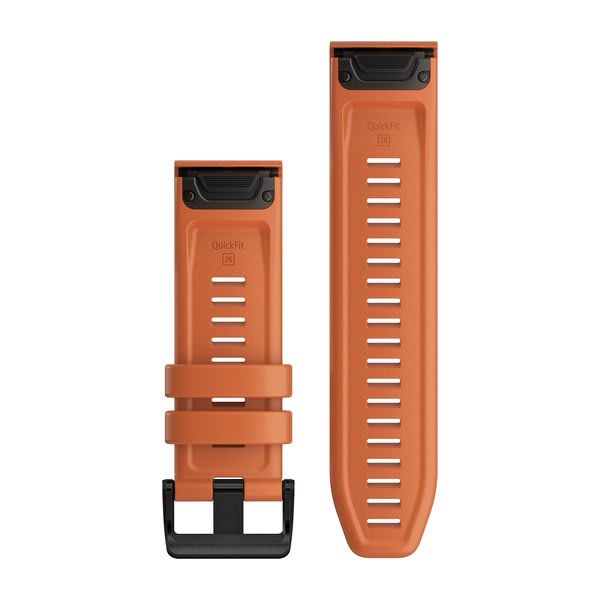 QuickFit® 26 Watch Bands Ember Orange Silicone