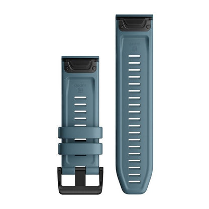 QuickFit® 26 Watch Bands Lakeside Blue Silicone