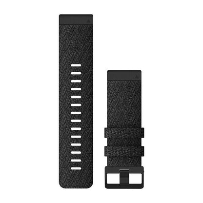 QuickFit® 26 Watch Bands Heathered Black Nylon