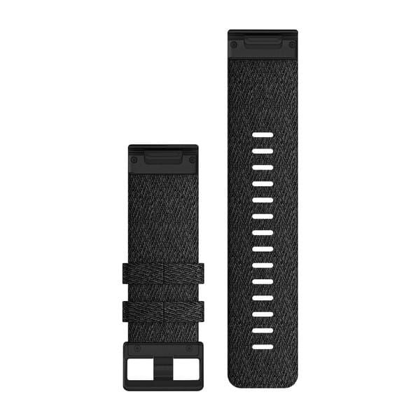 QuickFit® 26 Watch Bands Heathered Black Nylon