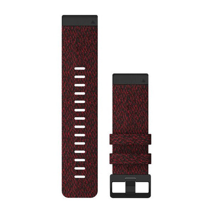 QuickFit® 26 Watch Bands Heathered Red Nylon