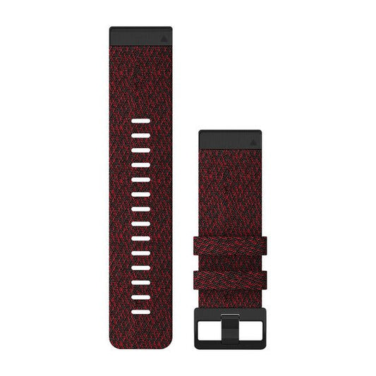 QuickFit® 26 Watch Bands Heathered Red Nylon