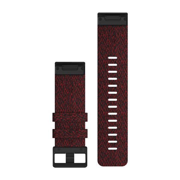 QuickFit® 26 Watch Bands Heathered Red Nylon
