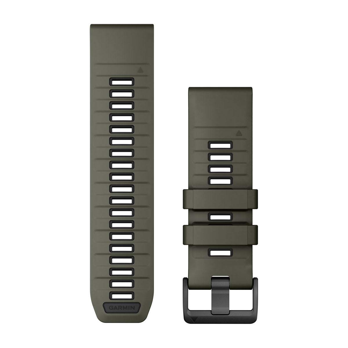 QuickFit® 26 Watch Bands Olive Drab/Black Silicone