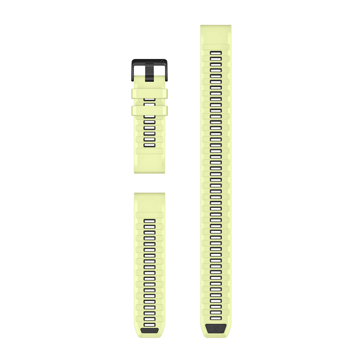 QuickFit® 26 Dive Watch Bands Citron Silicone (3-piece Dive Set)