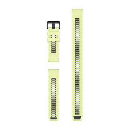 QuickFit® 26 Dive Watch Bands Citron Silicone (3-piece Dive Set)