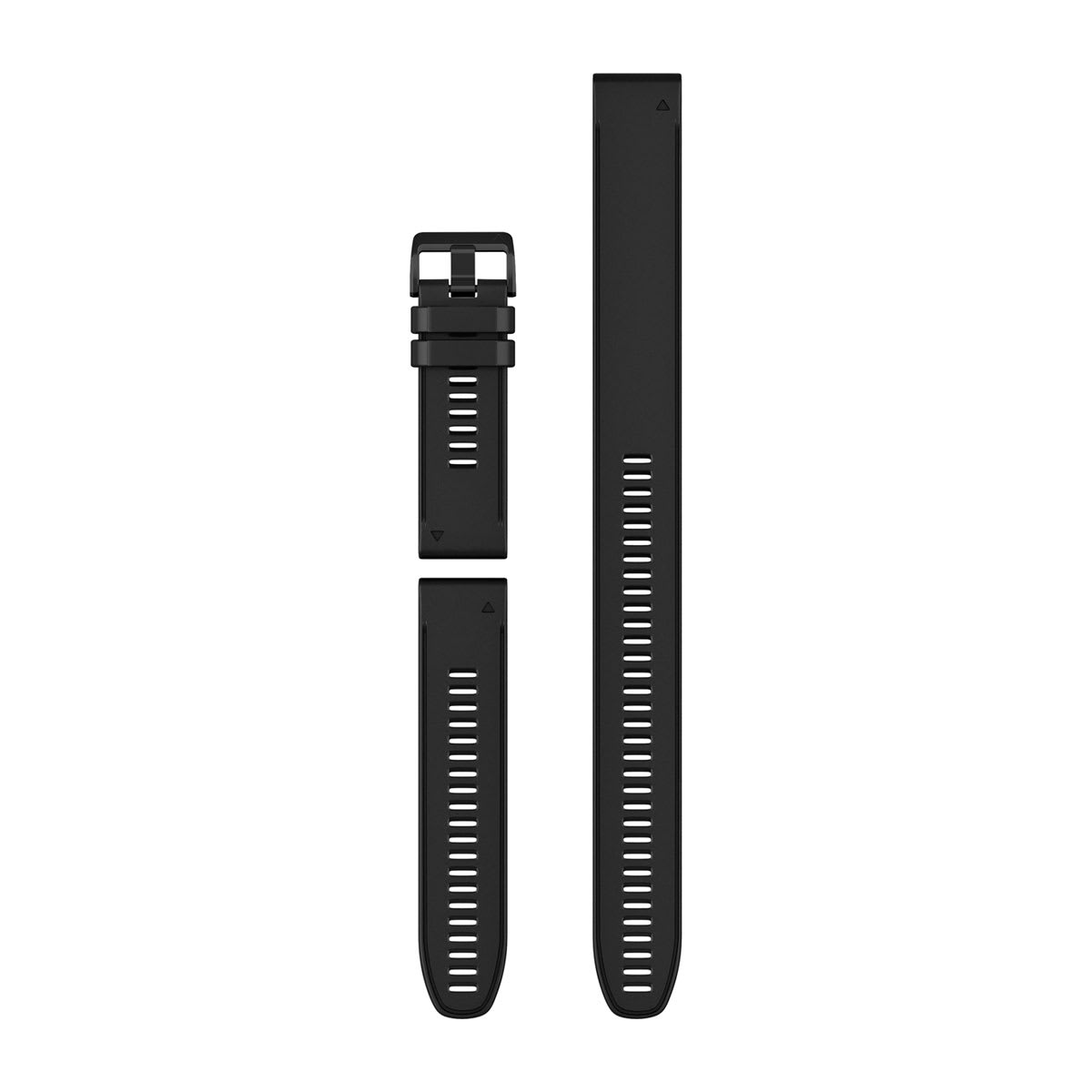 QuickFit® 26 Dive Watch Bands Black Silicone (3-piece Dive Set)