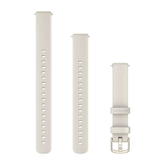 Lily® 2 Bands Bone Silicone with Lunar Gold Hardware