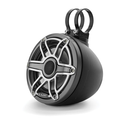 JL Audio® VeX™ Enclosed System M6 6.5\" with Titanium Sport Grille (M6-650VEX-Mb-S-GmTi)