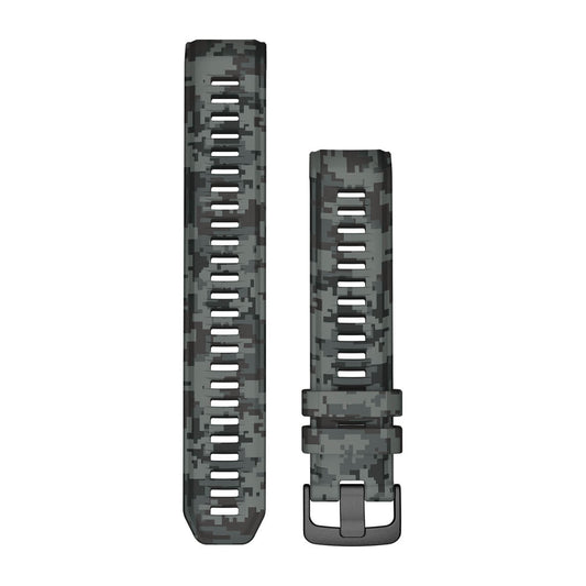 22 mm Watch Bands (Instinct 2) Graphite Camo