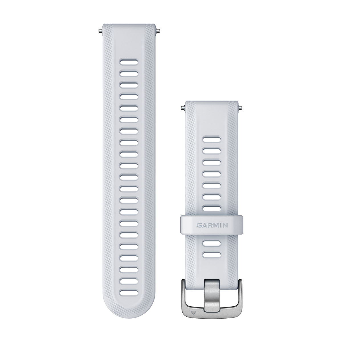 Forerunner® Watch Bands (22 mm) (Forerunner® 955) Whitestone with Silver Hardware