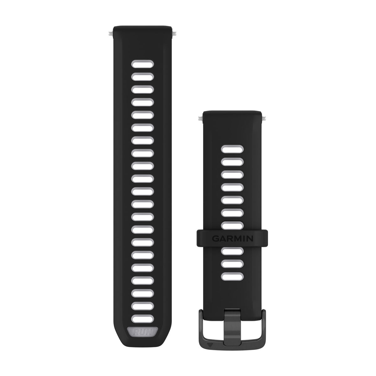 Forerunner® Watch Bands (22 mm) (Forerunner® 955) Black/Translucent Whitestone with Slate Hardware