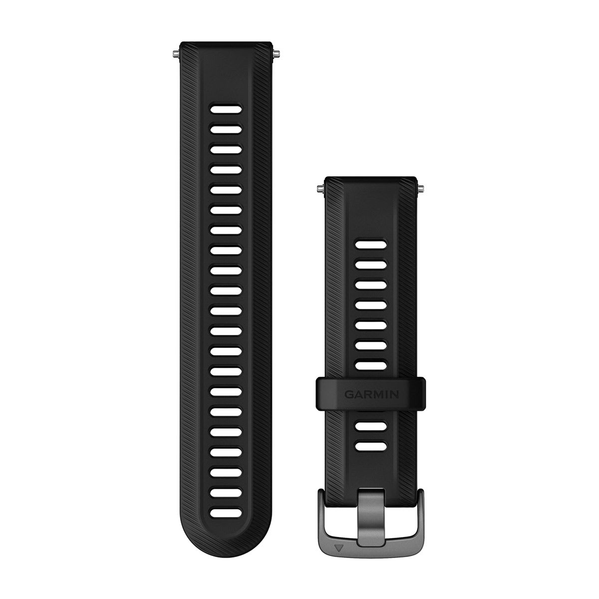 Forerunner® Watch Bands (22 mm) (Forerunner® 955) Black with Slate Hardware
