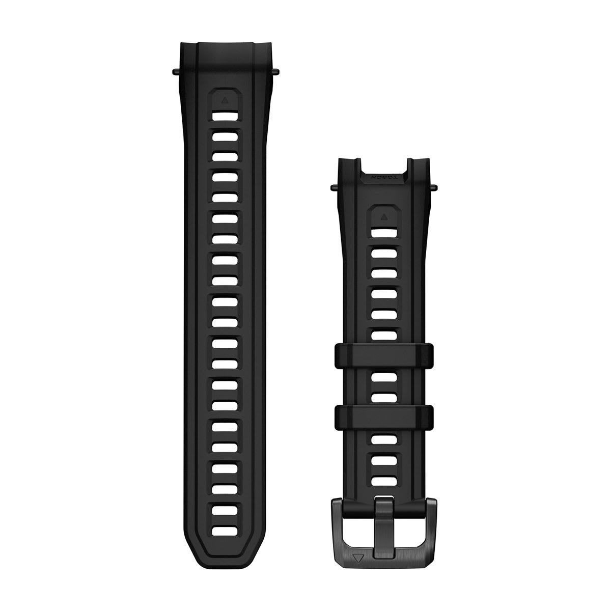 22 mm Watch Bands (Instinct® 3 - 45 mm/Instinct Crossover AMOLED) Black Silicone with Metal Buckle (Instinct® 3 - 45 mm/Instinct Crossover AMOLED)