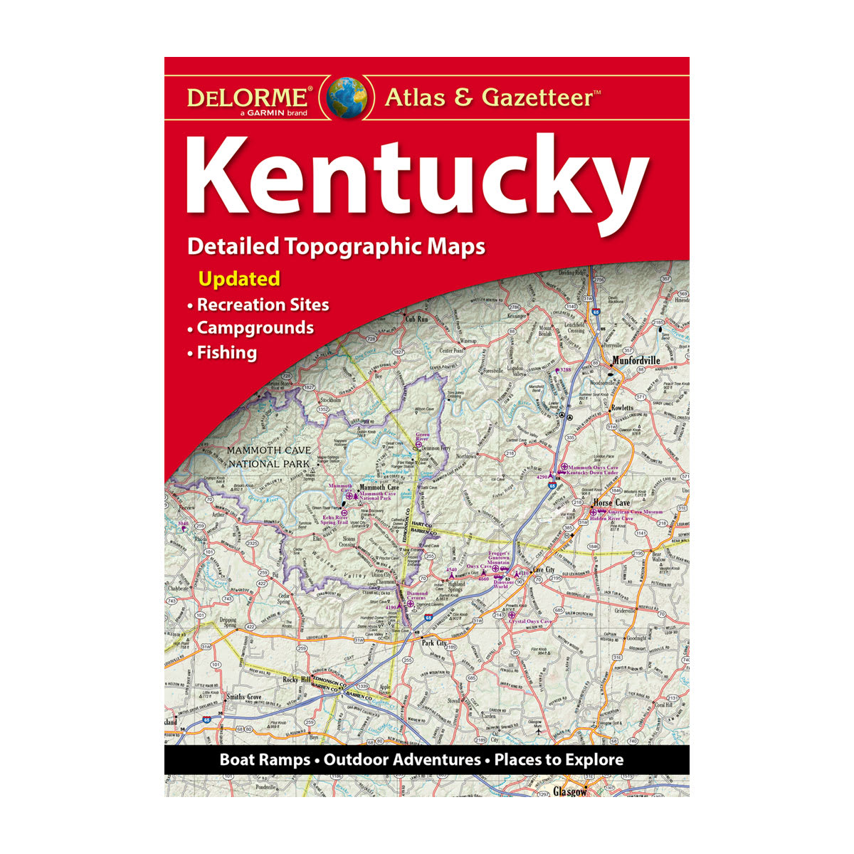 DeLorme® Atlas & Gazetteer Paper Maps Kentucky