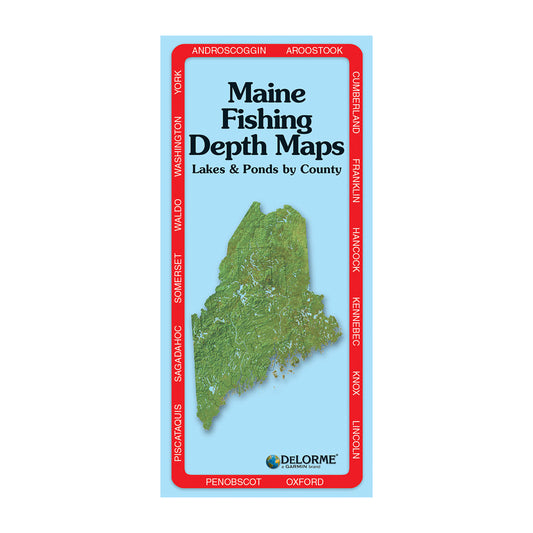 Maine Fishing Depth Maps Maine Fishing Depth Maps