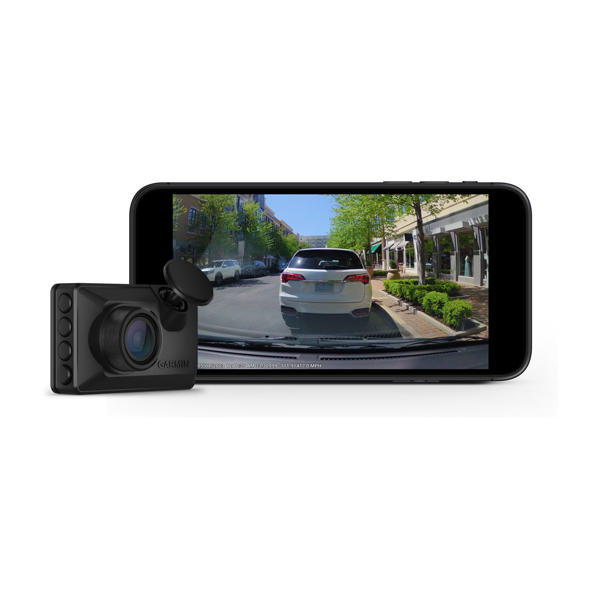 Garmin Dash Cam™ X110 1080p Dash Cam with a 140-degree Field of View and built-in Clarity™ Polarizer