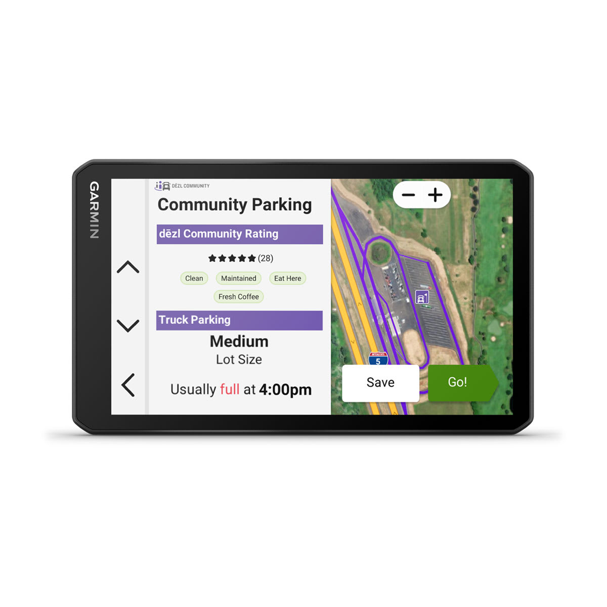 dēzl™ OTR720/LGV720 7\" GPS Truck Navigator with dēzl™ Headset 210