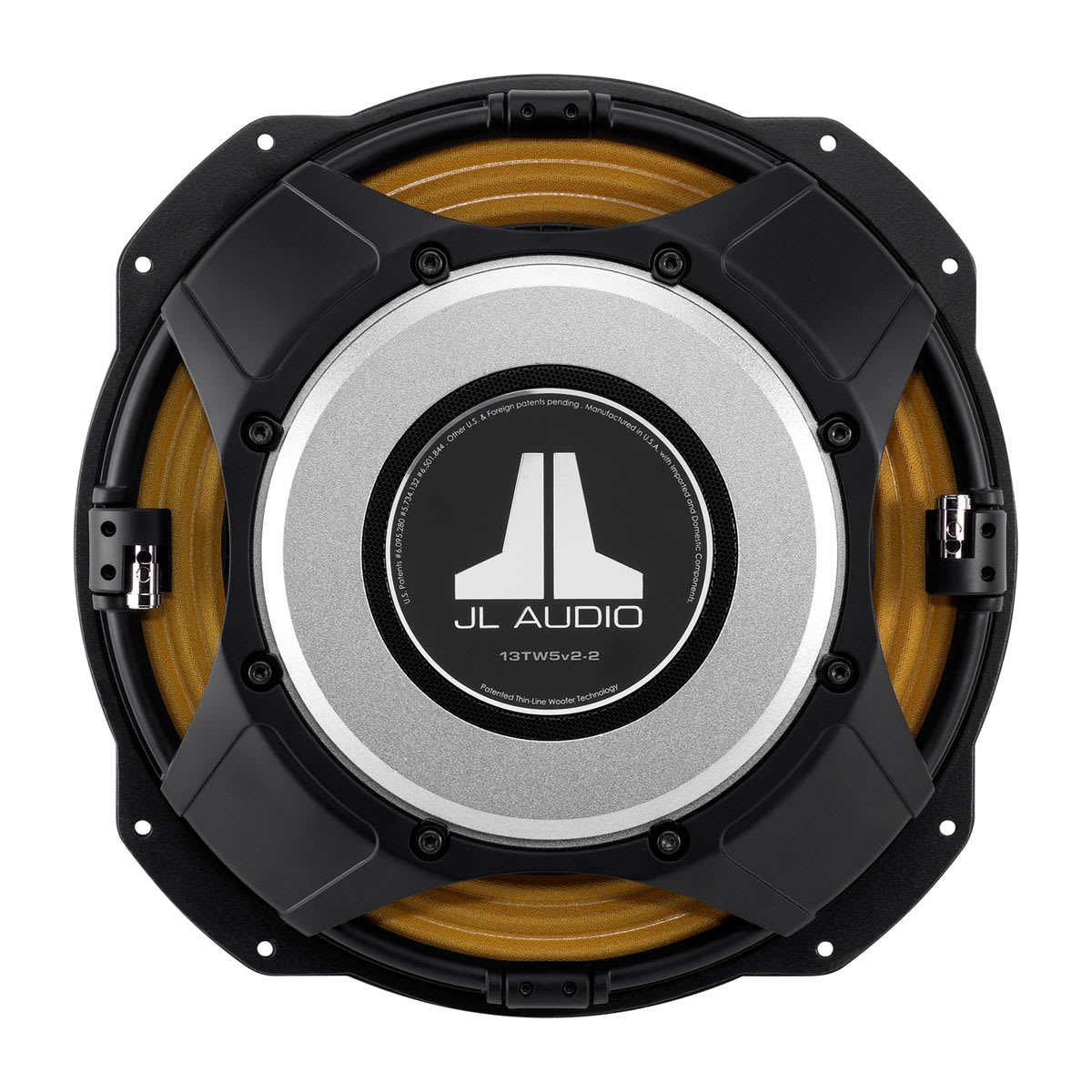 JL Audio® TW5v2 Thin-line Car Subwoofer 13.5\" Single 2 ohm (13TW5v2-2)