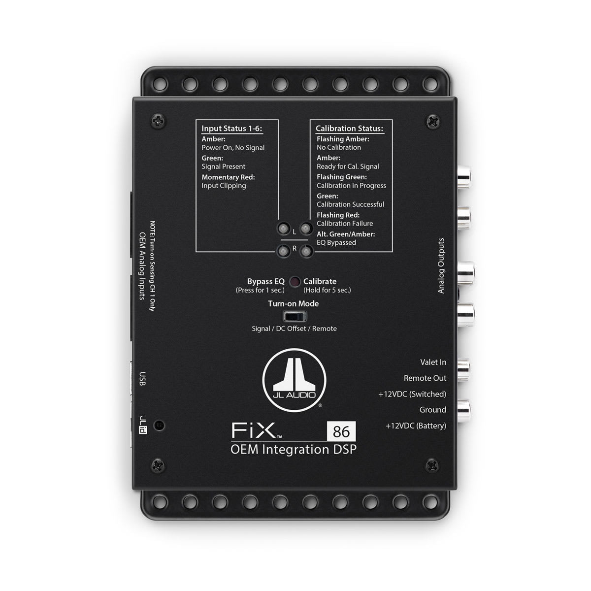 JL Audio FiX™ OEM Integration DSP Processor with 8-input and 6-output Channels (FiX-86)