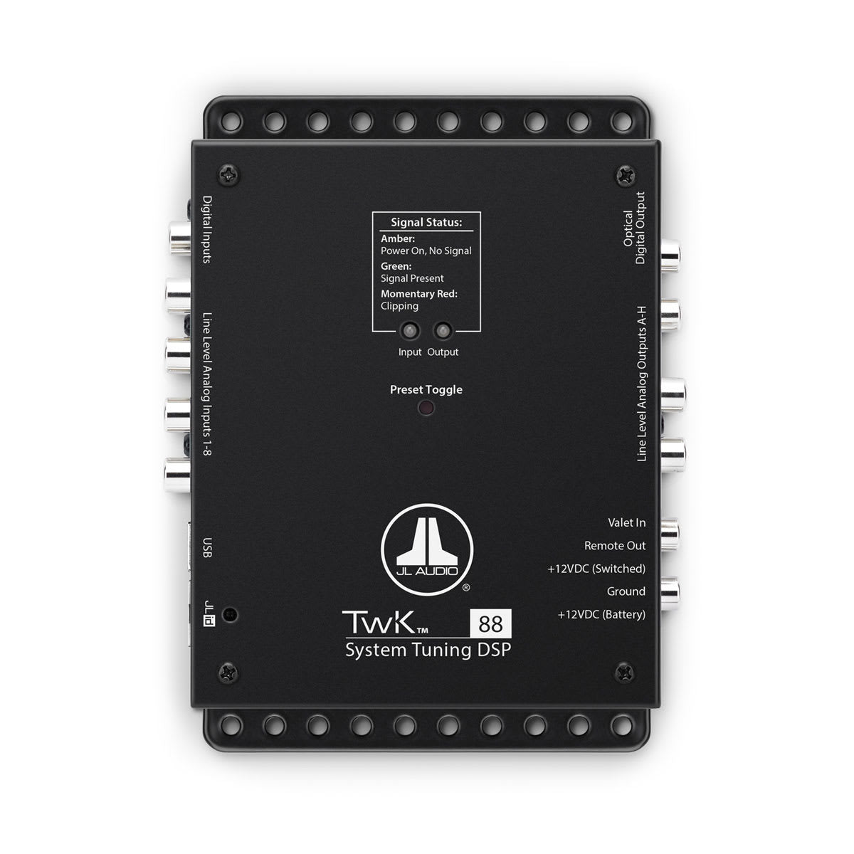 JL Audio TwK® System-tuning DSP Processor with 8-input and 8-output Channels (TwK-88)