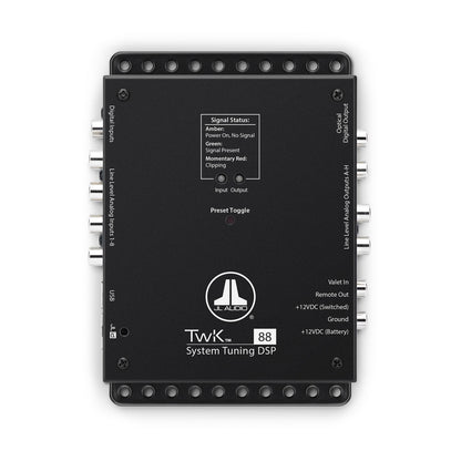 JL Audio TwK® System-tuning DSP Processor with 8-input and 8-output Channels (TwK-88)