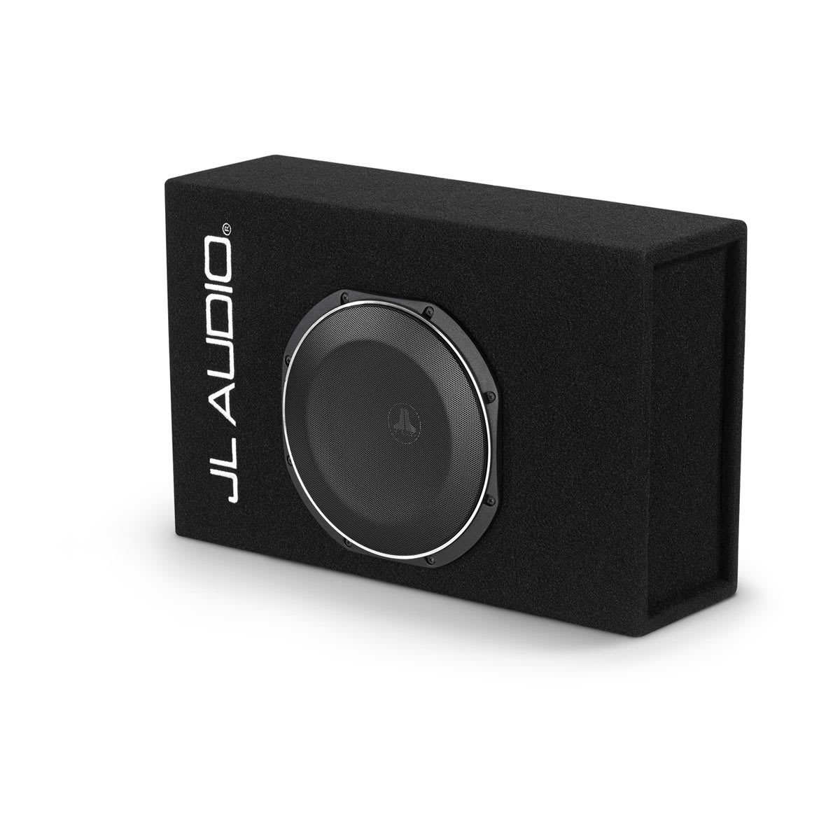 JL Audio MicroSub+™ TW1 Enclosed Car Subwoofer Single 10\" TW1 Subwoofer and Built-in Amplifier (ACP110LG-TW1)