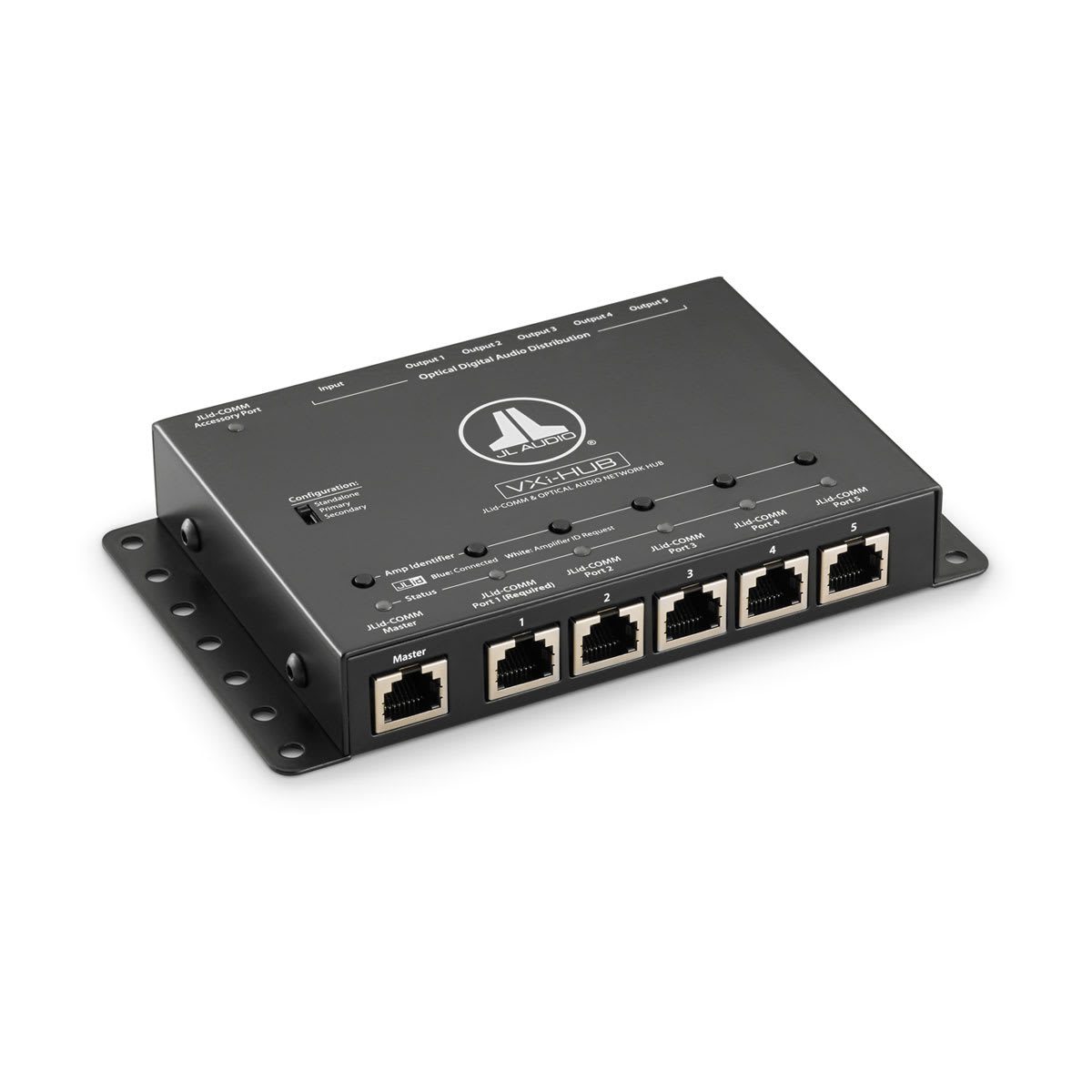 JL Audio JLid™ Communication and Optical Audio Network Hub for VXi Amplifiers (VXi-HUB) JL Audio JLid™ Communication and Optical Audio Network Hub for VXi Amplifiers (VXi-HUB)