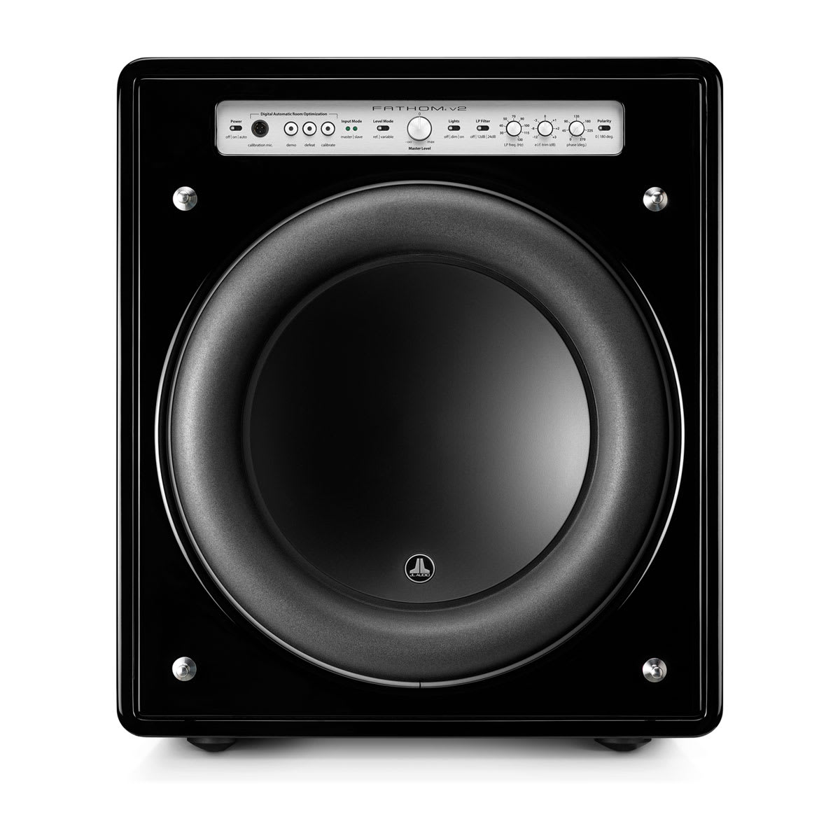 JL Audio Fathom™ v2 Powered Subwoofers 13.5\" with Gloss Black Finish (f113v2-GLOSS)